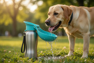 Gourde portable pour chien avec bol intégré – 800ML