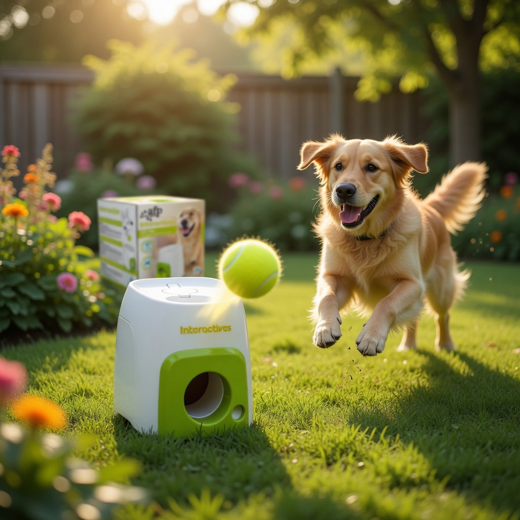 Lanceur automatique de balle pour chien – Jeu intelligent interactif