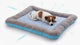 Lit rafraîchissant pour chien et chat avec rebords – Coussin été confortable