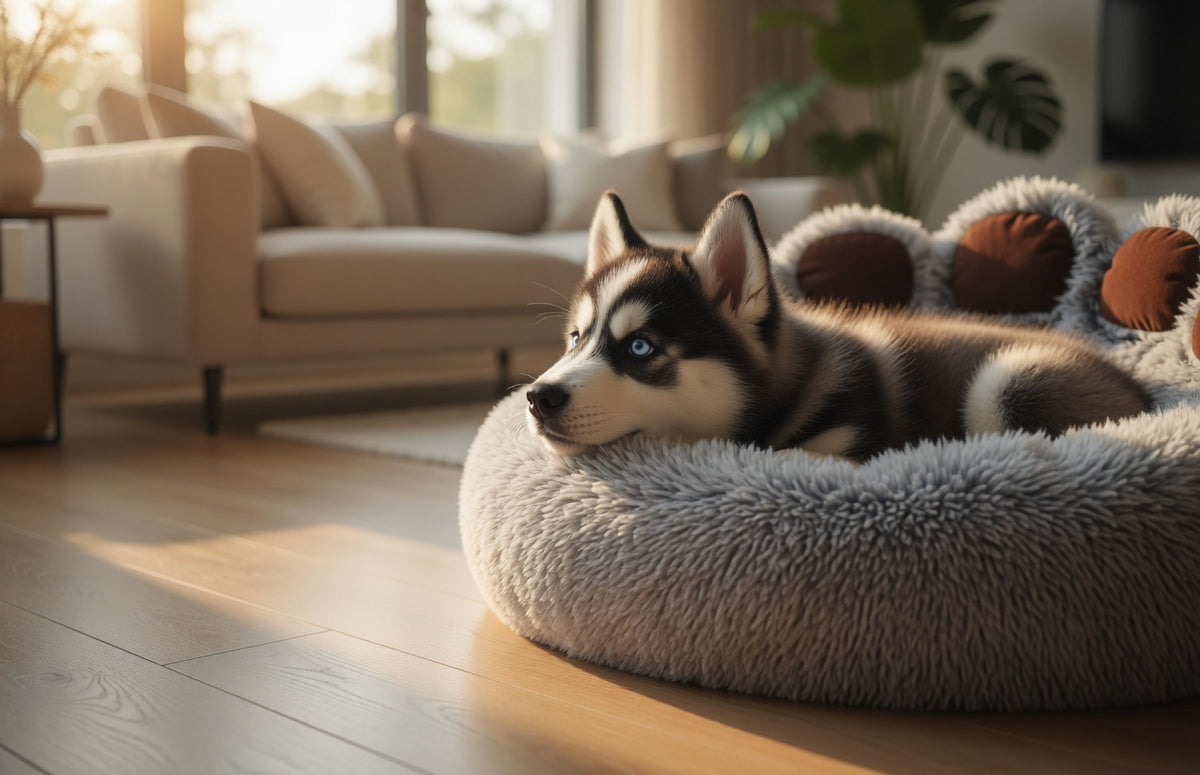 Lit patte ultra moelleux pour chien & chat – Coussin cocooning anti-stress