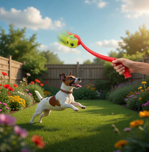 Lanceur de balle pour chien – Jouet interactif longue portée