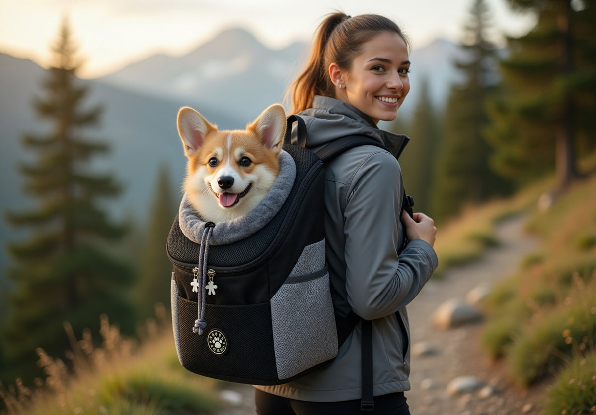 Sac à dos de transport pour chien & chat – Confort respirant