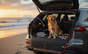 Housse de coffre voiture pour chien imperméable – Protection universelle SUV