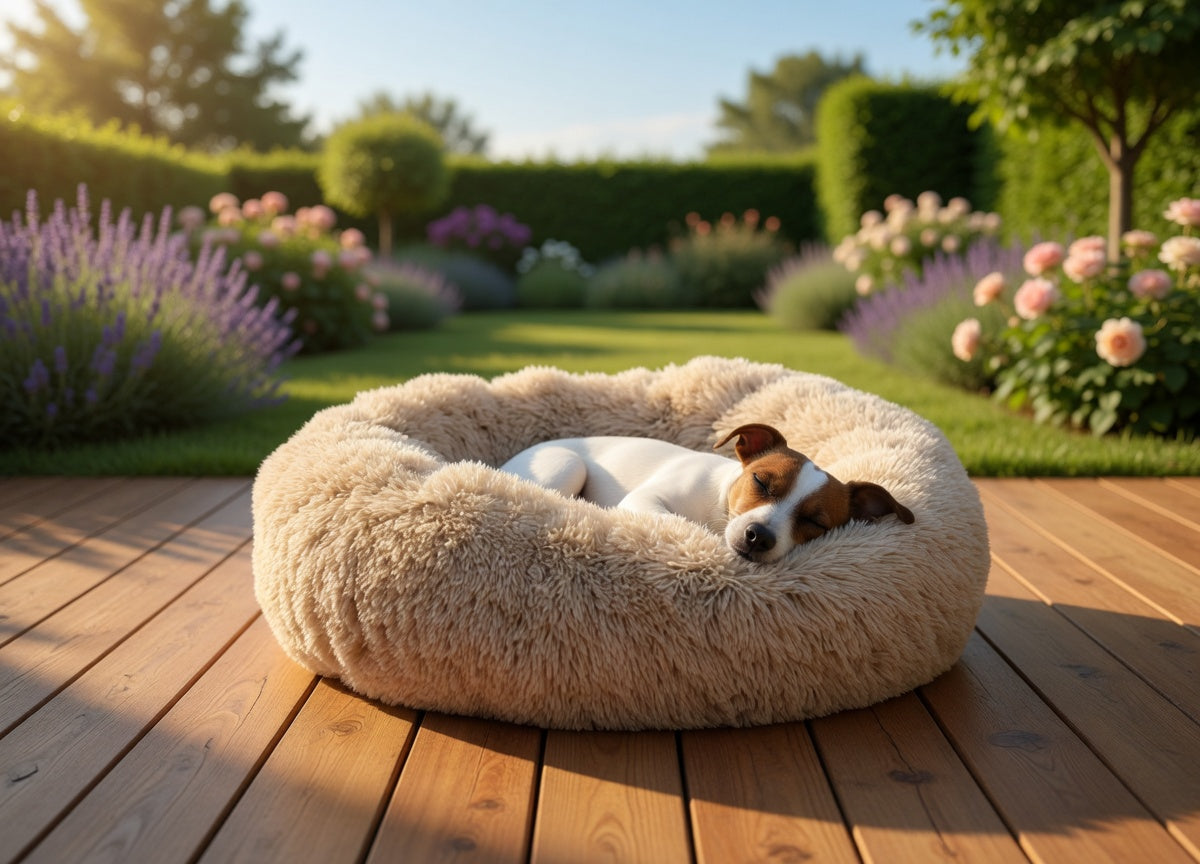 Lit apaisant ultra doux pour chien & chat – Coussin cocooning premium