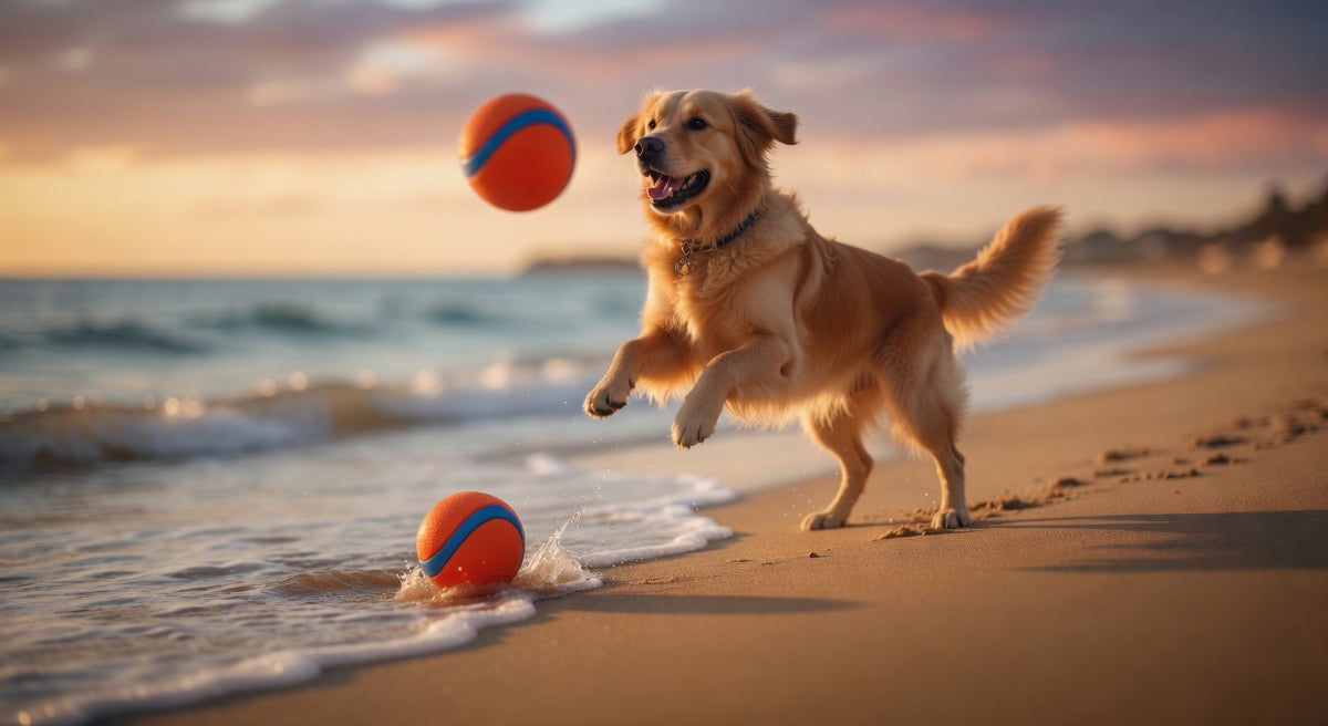 Balle interactive lumineuse pour chien – Jouet sonore Wobble Giggle